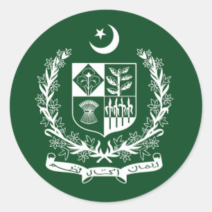 Pakistan Runder Aufkleber