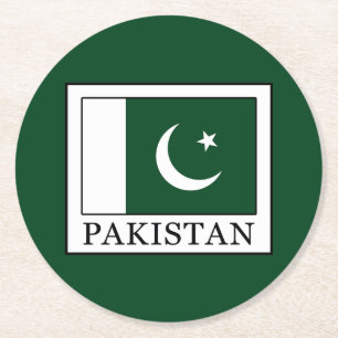Pakistan Runder Pappuntersetzer