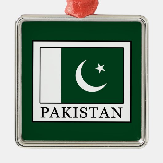 Pakistan Silbernes Ornament (Vorne)