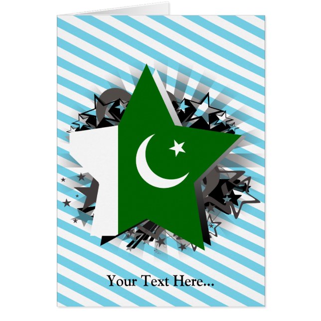 Pakistan-Stern (Vorne)