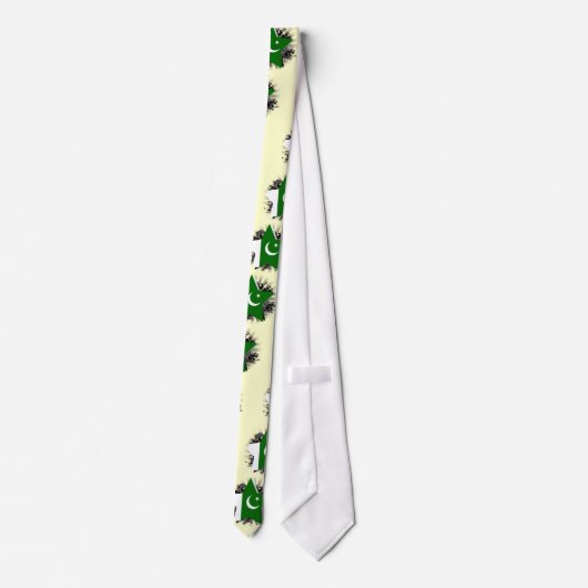 Pakistan-Stern Krawatte (Rückseite)