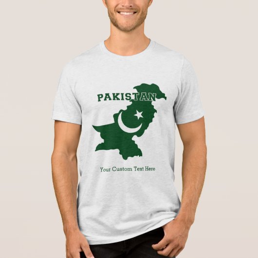 Pakistan Tri-Blend Shirt (Vorderseite)
