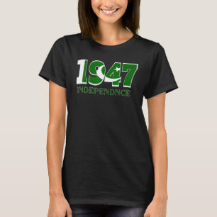 Pakistan Unabhängigkeitstag 1947 Pakistanische Fla T-Shirt