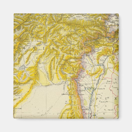 Pakistan und Afghanistan Magnet (Vorne)