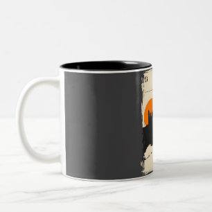 Pakistan Vintage Minimale Buchdecke Markhor Reisen Zweifarbige Tasse