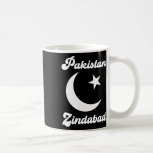 Pakistan Zindabad Dil Pakistani Herzenflagge Proud Kaffeetasse