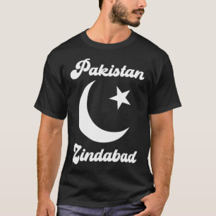 Pakistan Zindabad Dil Pakistani Herzenflagge Proud T-Shirt