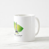 Pakistan Zindabad Minare Pakistan Unabhängigkeitst Kaffeetasse (VorderseiteRechts)