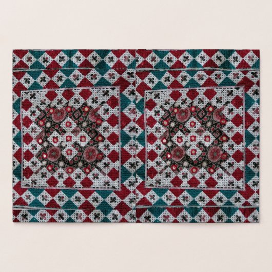 Pakistani / Balochi / Indisch / Türkisch Dzin Post Folienkarte (Innenseite)