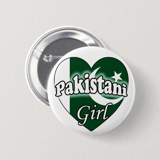 Pakistani Girl Button (Vorne & Hinten)