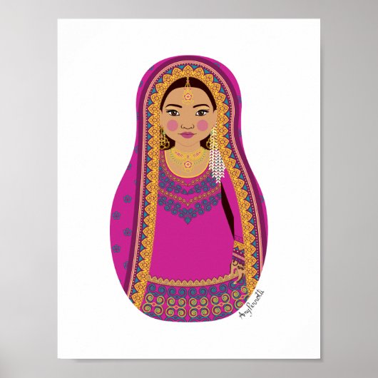Pakistani Matryoshka Poster (Vorne)