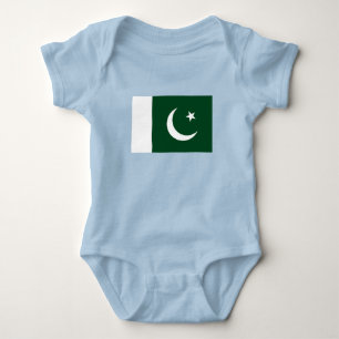 pakistanische Flagge Baby Strampler
