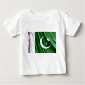 pakistanische Flagge Baby T-shirt (Vorderseite)