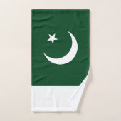 pakistanische Flagge Badhandtuch Set (Handtuch)