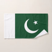 pakistanische Flagge Badhandtuch Set (Handtuch)
