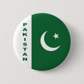 pakistanische Flagge Button (Vorderseite)