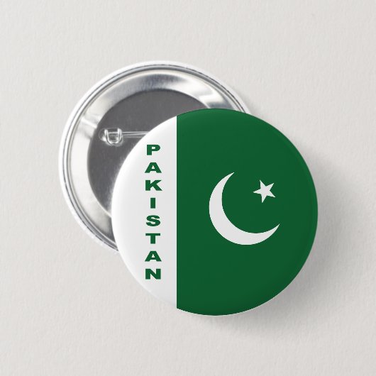 pakistanische Flagge Button (Vorne & Hinten)