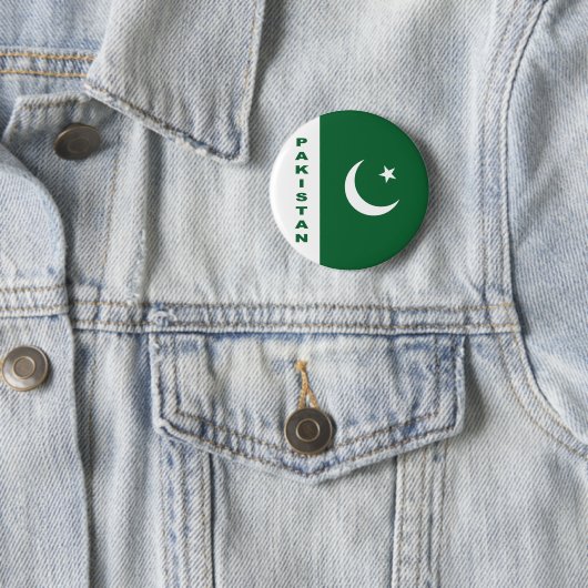 pakistanische Flagge Button (Beispiel)