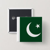 pakistanische Flagge Button (Vorne & Hinten)