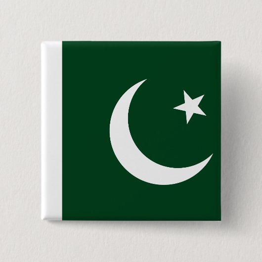 pakistanische Flagge Button (Vorderseite)