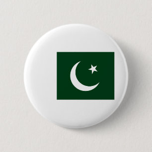 pakistanische Flagge Button