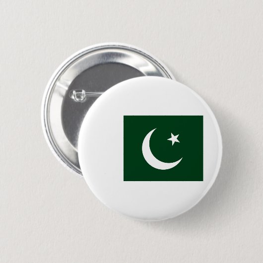 pakistanische Flagge Button (Vorne & Hinten)