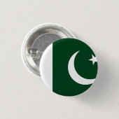 pakistanische Flagge Button (Vorne & Hinten)