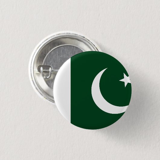 pakistanische Flagge Button (Vorne & Hinten)