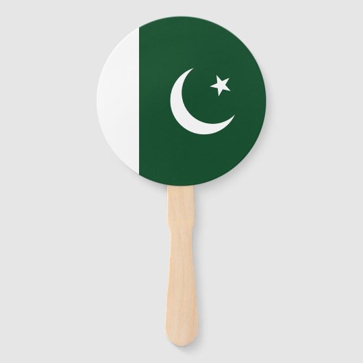 pakistanische Flagge Fächer (Rückseite)