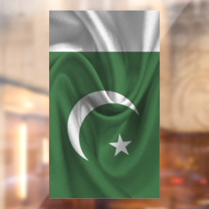 pakistanische Flagge Fensteraufkleber
