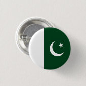 Pakistanische Flagge, Flagge Pakistans Button (Vorne & Hinten)
