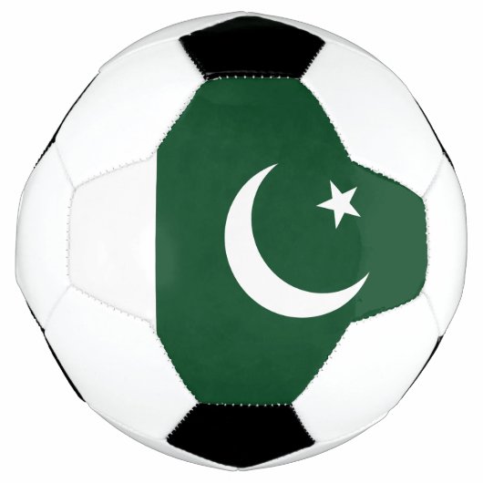 pakistanische Flagge Fußball (Vorderseite)