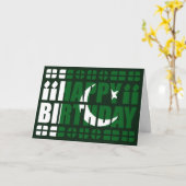 Pakistanische Flagge Geburtskarte Karte (Gelbe Blume)
