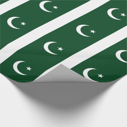 pakistanische Flagge Geschenkpapier (Ecke)