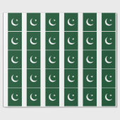 pakistanische Flagge Geschenkpapier (Flach)