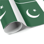 pakistanische Flagge Geschenkpapier (Rolleneckpunkt)