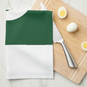 pakistanische Flagge Geschirrtuch (Viertel Falte)