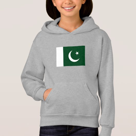 pakistanische Flagge Hoodie (Vorderseite)