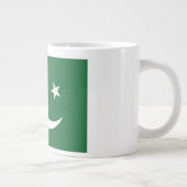 pakistanische Flagge Jumbo-Tasse (Rechts)