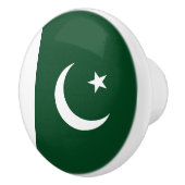 pakistanische Flagge Keramikknauf (Rechts)