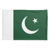 pakistanische Flagge Kissenbezug (Rückseite)
