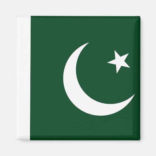 pakistanische Flagge Magnet (Vorne)