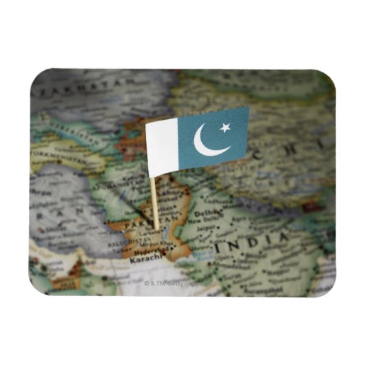 pakistanische Flagge Magnet (Horizontal)