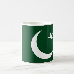 (Pakistanische) Flagge Pakistans Kaffeetasse
