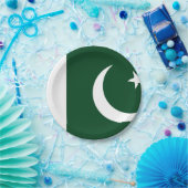 pakistanische Flagge Pappteller (Party)