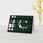 Pakistanische Flagge Patriotic Geburtstag Karte (Gelbe Blume)