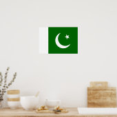 pakistanische Flagge Poster (Küche)