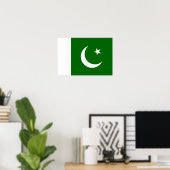 pakistanische Flagge Poster (Heimbüro)
