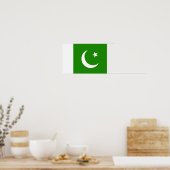 pakistanische Flagge Poster (Küche)