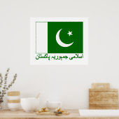 pakistanische Flagge Poster (Küche)